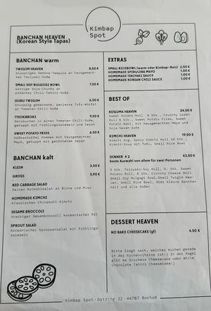   at Kimbap Spot in Bochum