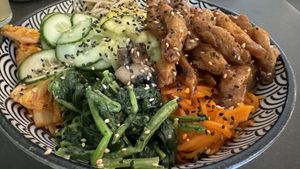 Teriyaki Soy Bibimpap  at Kimbap Spot in Bochum