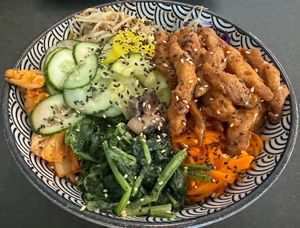 Teriyaki Soy Bibimbap  at Kimbap Spot in Bochum