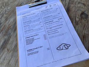 menu at Kimbap Spot in Bochum