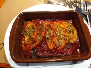 Musaka sin bechamel ni queso at Salam in Salamanca