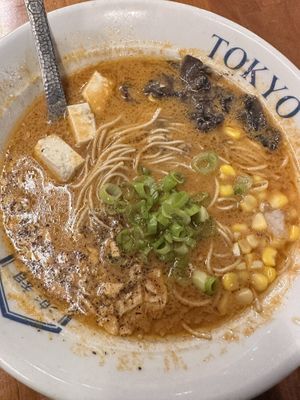 Spicy garnet   at RAKKAN Ramen - DTLA in Los Angeles