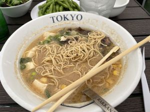 Vegan Garnet Ramen   at RAKKAN Ramen - DTLA in Los Angeles