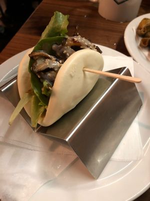 Steamed bun  at RAKKAN Ramen - DTLA in Los Angeles