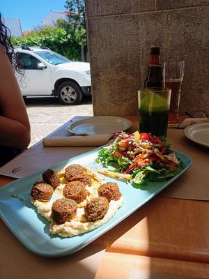 Falafel 🧆 at Bio.Tequim Vegetariano Restaurante in Tavira