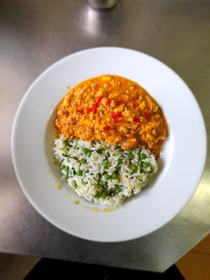 Vegan chilli at Bio.Tequim Vegetariano Restaurante in Tavira