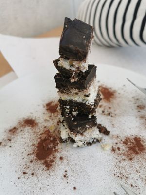 Brownie at Bio.Tequim Vegetariano Restaurante in Tavira