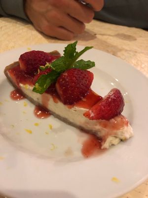 Chese cake! Riquisima!!  at Bio.Tequim Vegetariano Restaurante in Tavira