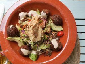 Felafels at Bio.Tequim Vegetariano Restaurante in Tavira