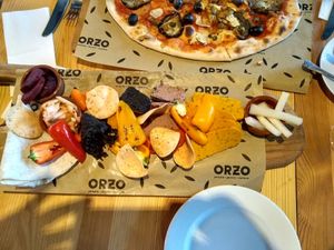 Vegan tapas sharer at Orzo People Music Nature in Krakow