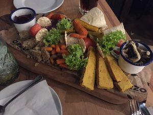 Vegan breakfast  at Orzo People Music Nature in Krakow