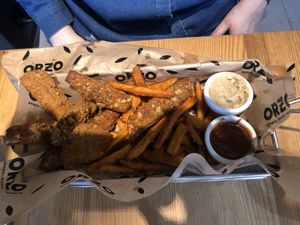 Vegan lunch at orzo at Orzo People Music Nature in Krakow