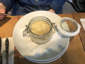 Vegan carbonara  at Orzo People Music Nature in Krakow