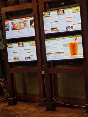 Further menu inside (different view) at 5-Spice Asian Street Market in Boca Raton