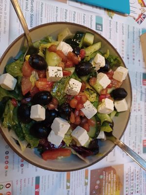 Heerlijke salade! #Veganuary at Al Wadi in Sevilla