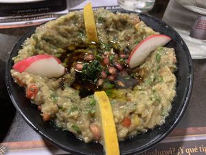 Babaganoush  at Al Wadi in Sevilla
