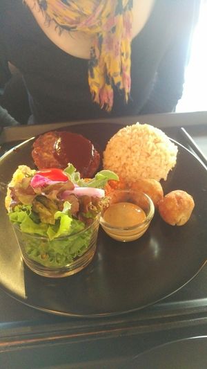 Vegetarian plate at Verita in Takamatsu