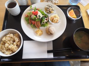 Daily lunch menu at Restaurant Bios in Tokushima