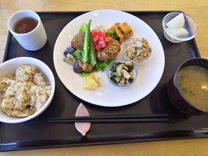 Daily lunch menu at Restaurant Bios in Tokushima