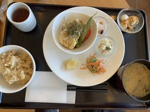 Daily lunch plate  at Restaurant Bios in Tokushima
