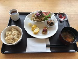 Lunch set  at Restaurant Bios in Tokushima