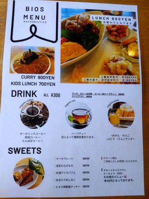 Either lunch special or curry at Restaurant Bios in Tokushima
