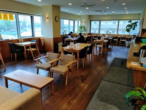 Very modern and nice restaurant with a wonde atmoshphere at Restaurant Bios in Tokushima