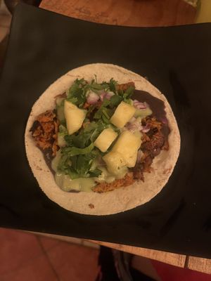 Taco al pastor   at Huitzilli Saludable in Merida