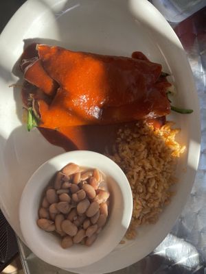 Vegan Enchilada  at Habanero's Fresh Mex in Las Cruces