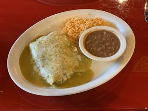 Spinach-artichoke Enchiladas  at Habanero's Fresh Mex in Las Cruces