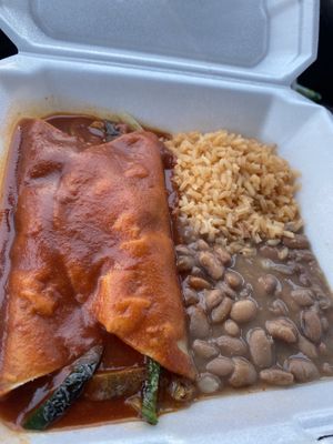 Vegan Enchiladas  at Habanero's Fresh Mex in Las Cruces