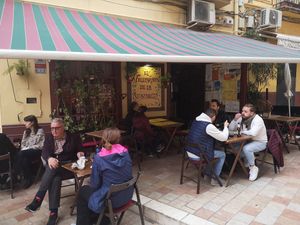 Outside at El Vegetariano de la Alcazabilla in Malaga