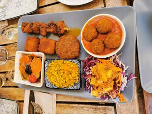 Mixto vegano at El Vegetariano de la Alcazabilla in Malaga