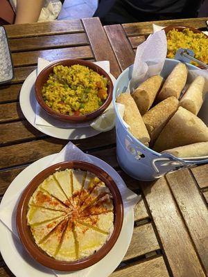   at El Vegetariano de la Alcazabilla in Malaga