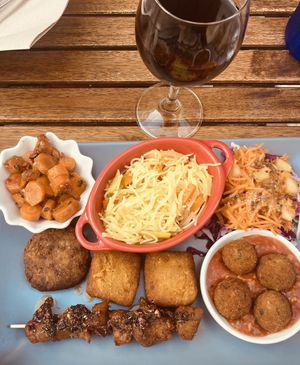 Vegano mixto, always tasty!  at El Vegetariano de la Alcazabilla in Malaga