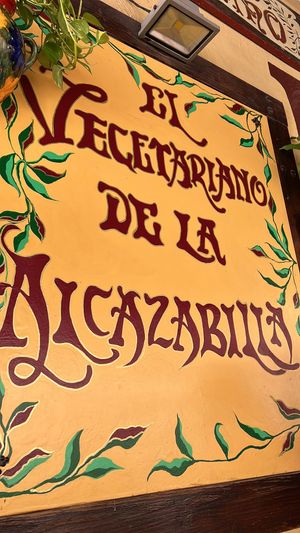   at El Vegetariano de la Alcazabilla in Malaga