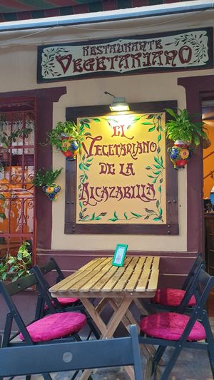  at El Vegetariano de la Alcazabilla in Malaga