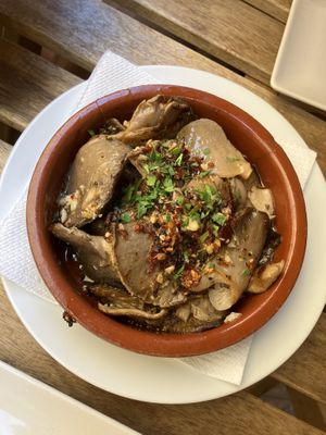   at El Vegetariano de la Alcazabilla in Malaga