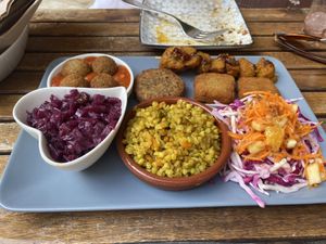   at El Vegetariano de la Alcazabilla in Malaga