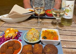   at El Vegetariano de la Alcazabilla in Malaga