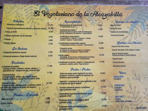  at El Vegetariano de la Alcazabilla in Malaga