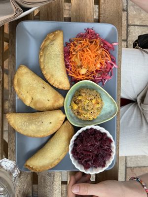 Empanadas-vegetarian  at El Vegetariano de la Alcazabilla in Malaga