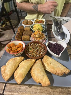   at El Vegetariano de la Alcazabilla in Malaga