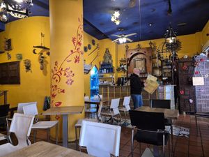 Inside at El Vegetariano de la Alcazabilla in Malaga