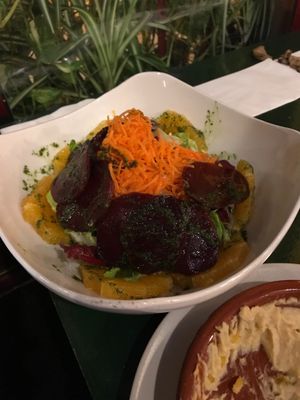 Nazeri salad  at El Vegetariano de la Alcazabilla in Malaga