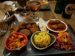 Fantastic dinner at El Vegetariano de la Alcazabilla in Malaga