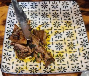 really juicy oyster mushrooms at El Vegetariano de la Alcazabilla in Malaga