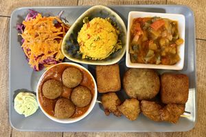 Vegan Mixed Platter  at El Vegetariano de la Alcazabilla in Malaga