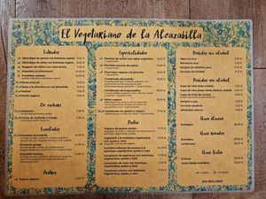 at El Vegetariano de la Alcazabilla in Malaga