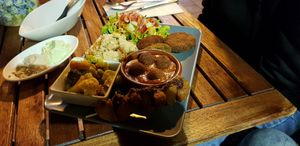 Surtido de tapas vegano at El Vegetariano de la Alcazabilla in Malaga